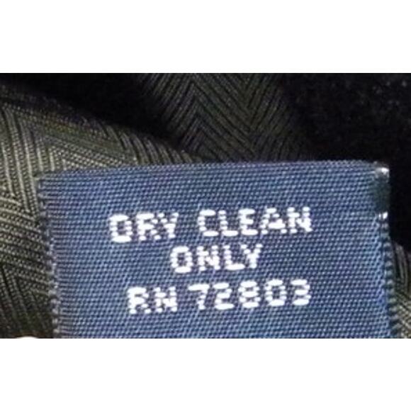 Roundtree & Yorke Men's 100%‎ Wool Black Dress Coat Size 44 Overcoat Classic - Picture 6 of 6